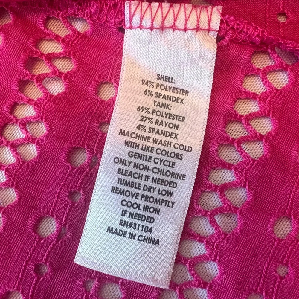 Kim Rogers Fuchsia Open-Front Cardigan